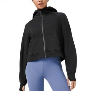 Lululemon Scuba Hoodie Oversized Long Sleeve Zip Up Casual Black Medium/Large